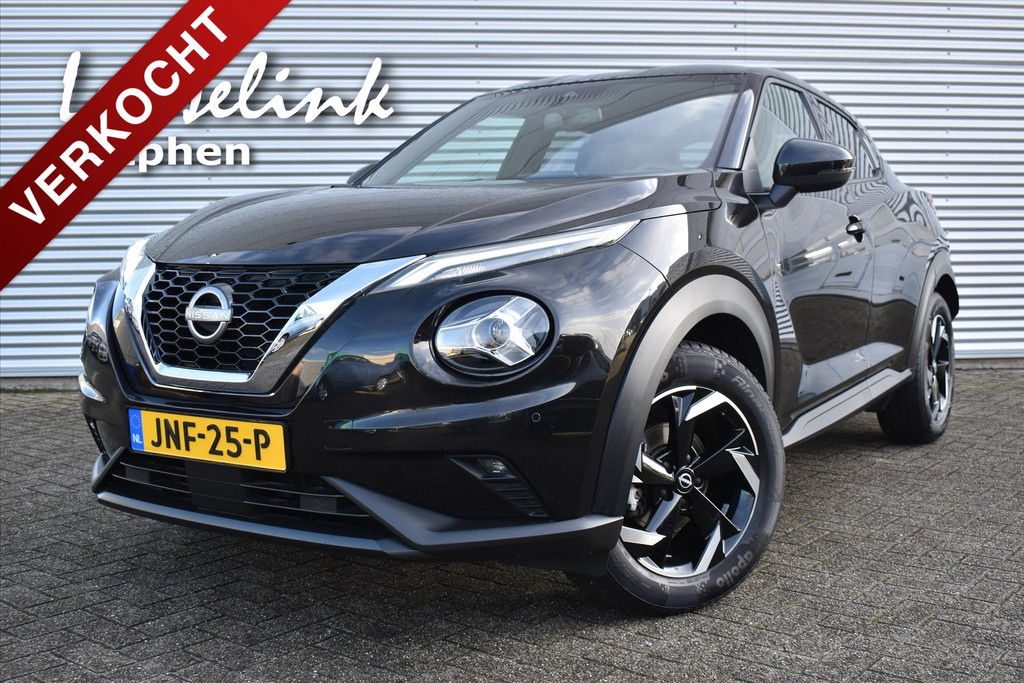 Nissan Juke 1.0 DIG-T 114pk N-Connecta | Apple Carplay | All seasons banden | Zwarte hemelbekleding | Voorruit verw. | Rijklaarprijs incl. 1
