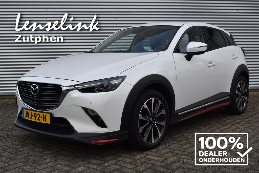 Mazda CX-3 2.0 SKYACTIV-G 120pk GT-M AUTOMAAT | Stoel verwarming | Navi | Zeer sportief uiterlijk | Rijklaarprijs incl 12 mnd BOVAG garanti